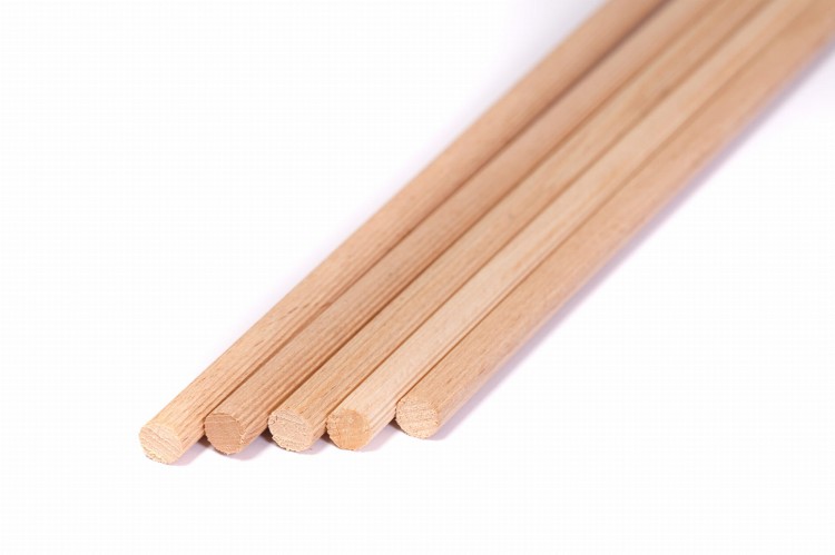 kołki drewniane drążki bukowe średnica 10 mm długość 1m