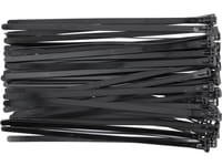 YATO OPASKI PLASTIKOWE ZACISKOWE ROZPINANE CZARNE 7,6x250mm 50szt. TRYTYTKI