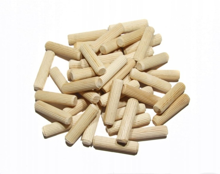 Kołki montażowe Meblowe Drewniane 12x30mm - 100szt