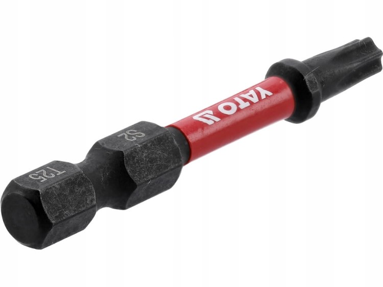 YATO BITY KOŃCÓWKI UDAROWE DO WKRĘTARKI 1/4" 50mm GROT Torx T25 2szt.