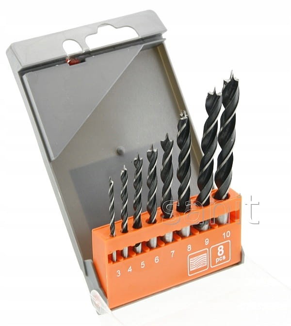 Wiertła do drewna Sthor 22381 3 -10 mm 8 sztuk