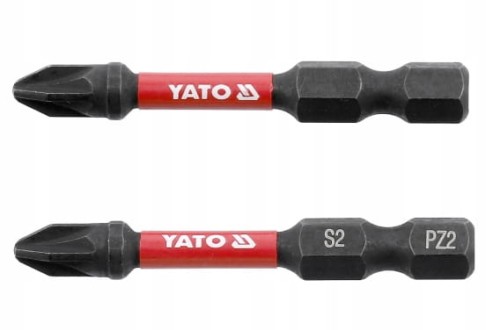YATO YT-78044 ZESTAW BITÓW UDAROWYCH 2szt. PZ2 1/4" (50mm)