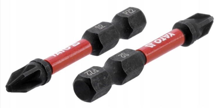 YATO YT-78044 ZESTAW BITÓW UDAROWYCH 2szt. PZ2 1/4" (50mm)