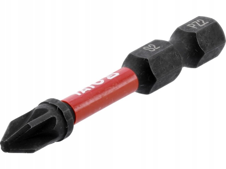 YATO YT-78044 ZESTAW BITÓW UDAROWYCH 2szt. PZ2 1/4" (50mm)